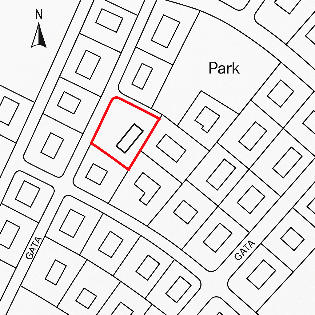 Exempel på situationsplan